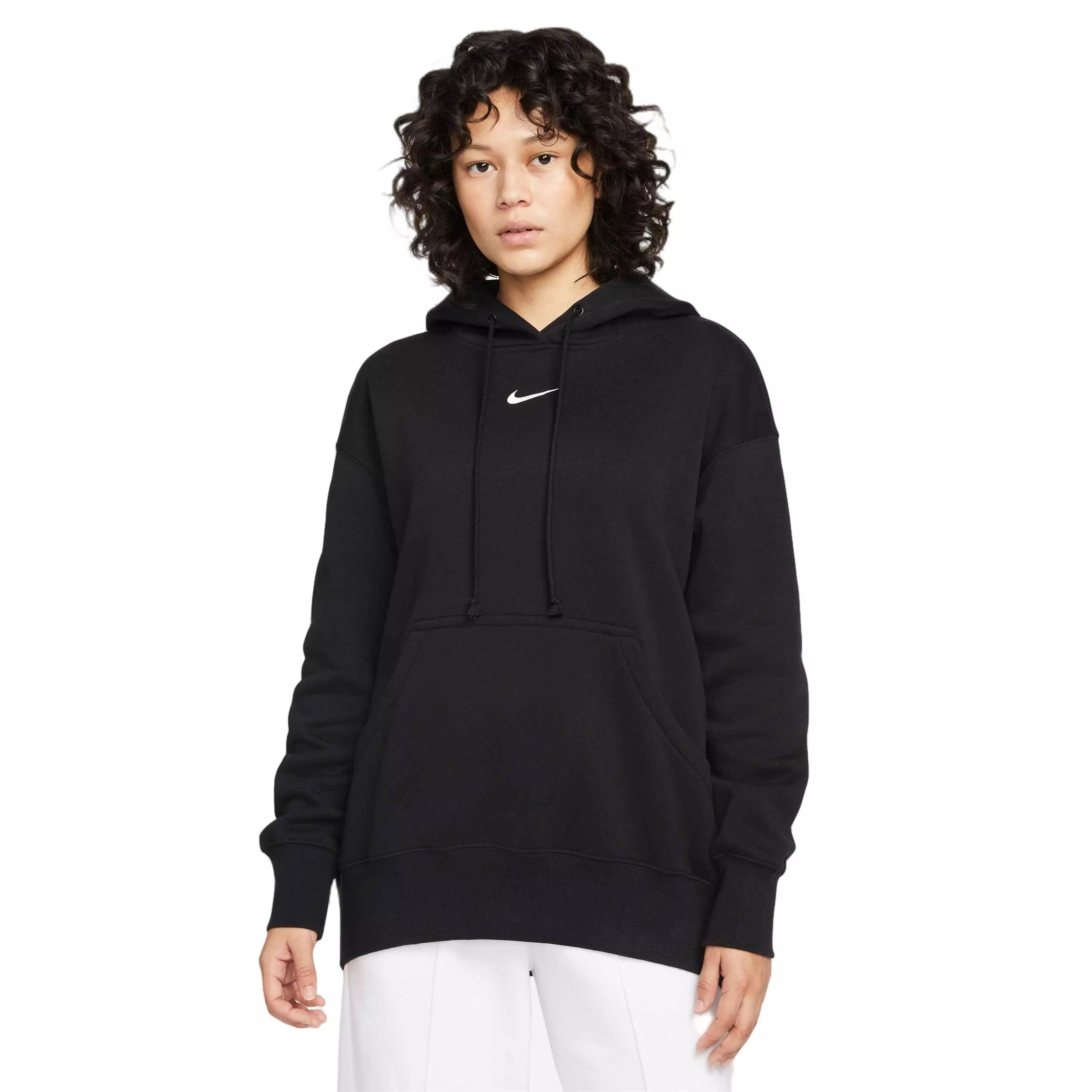 Oversized black nike online hoodie